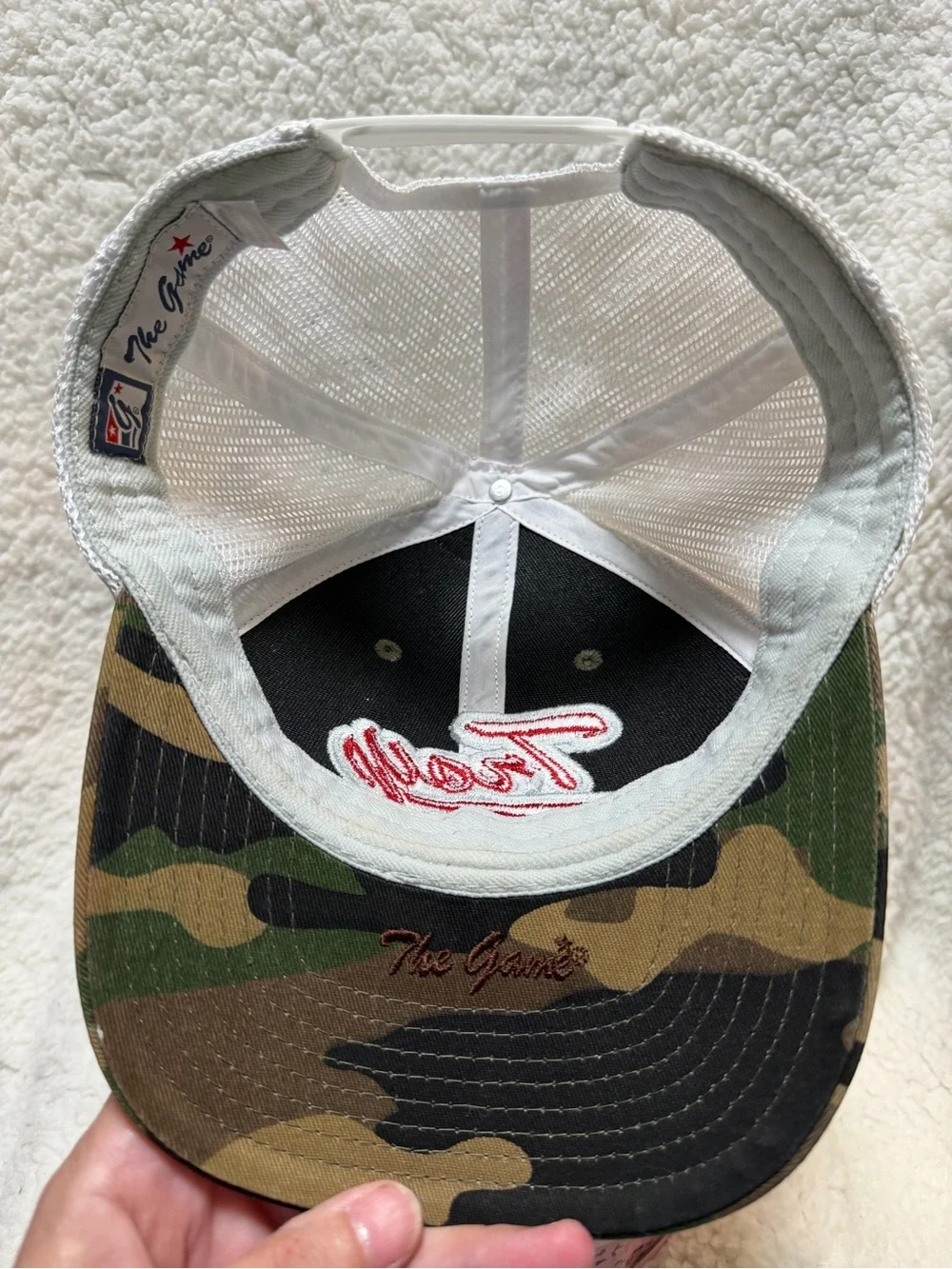 Troy University The Game Men's Camouflage Trucker Mesh Snap Back Cap Hat